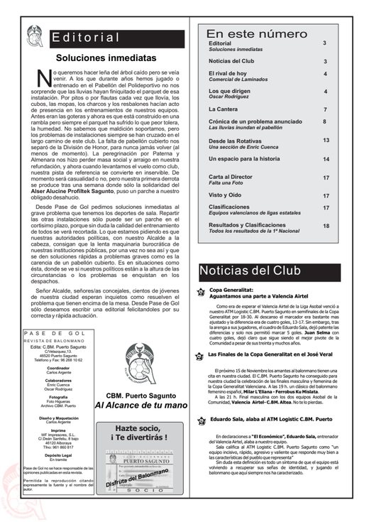 Portada Pase de Gol Numero 04