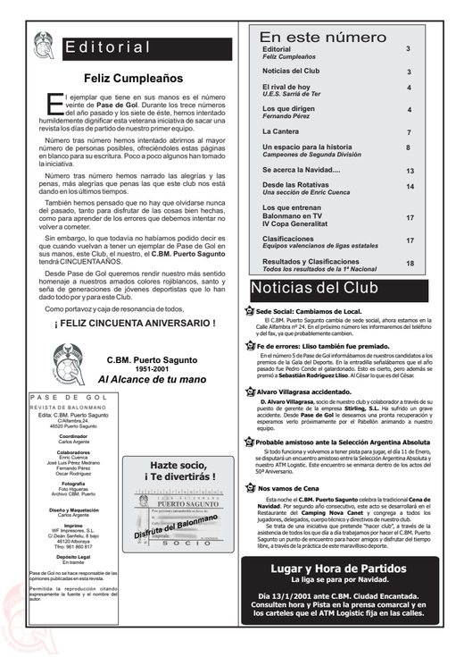 Portada Pase de Gol Numero 07