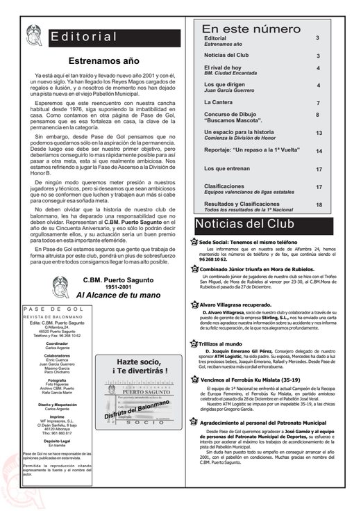Portada Pase de Gol Numero 08