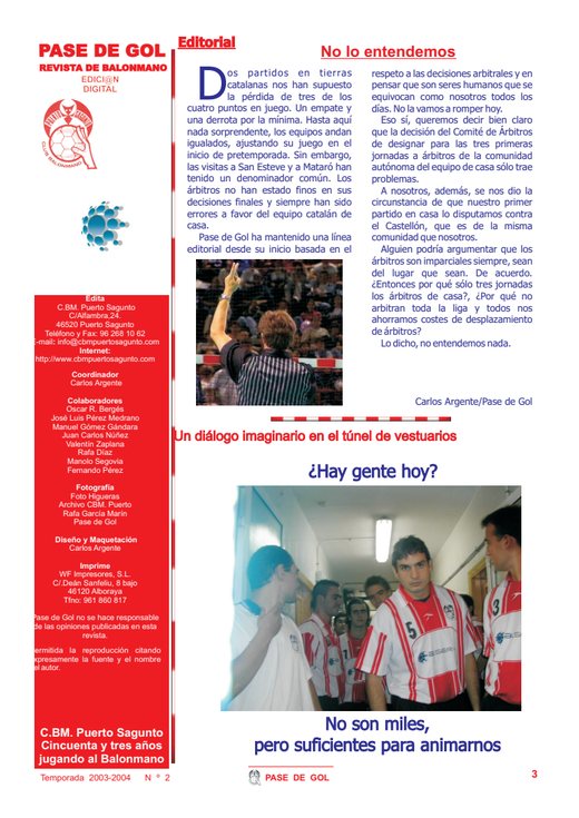 Portada Pase de Gol Numero 02