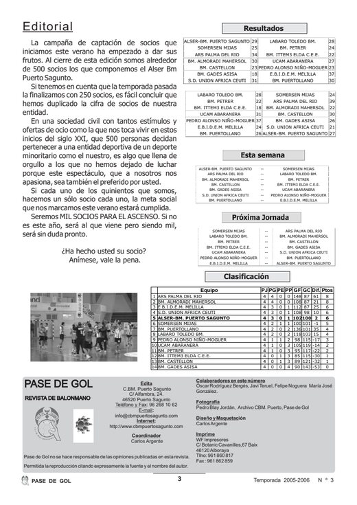 Portada Pase de Gol Numero 03