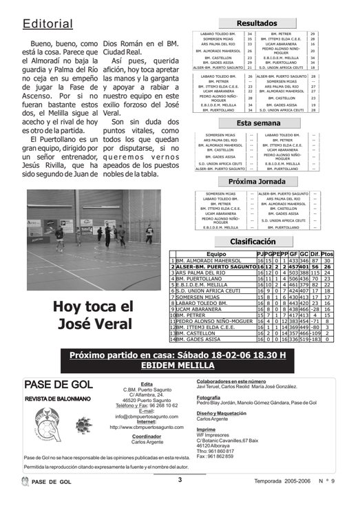 Portada Pase de Gol Numero 09