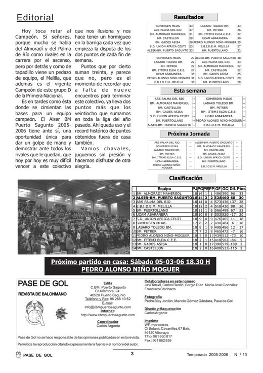 Portada Pase de Gol Numero 10