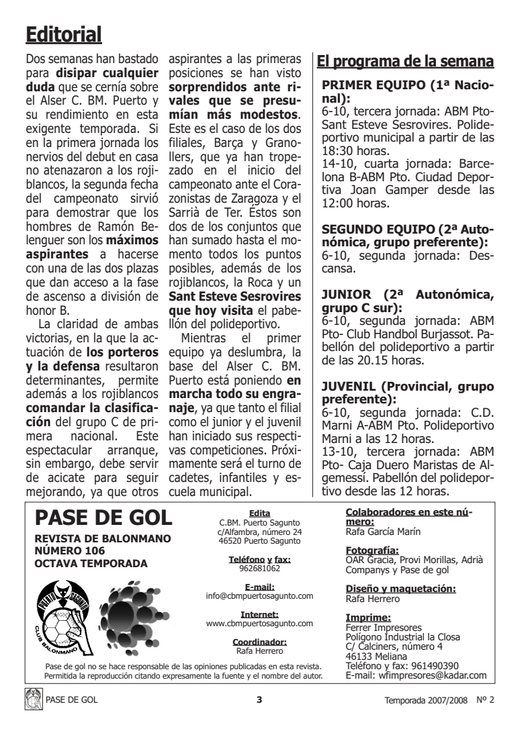 Portada Pase de Gol Numero 02