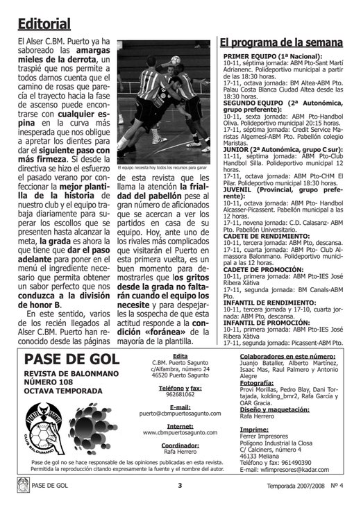 Portada Pase de Gol Numero 04