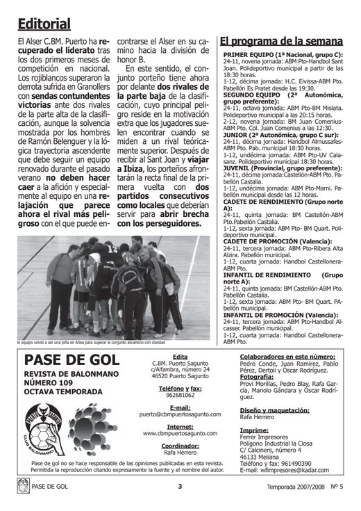 Portada Pase de Gol Numero 05