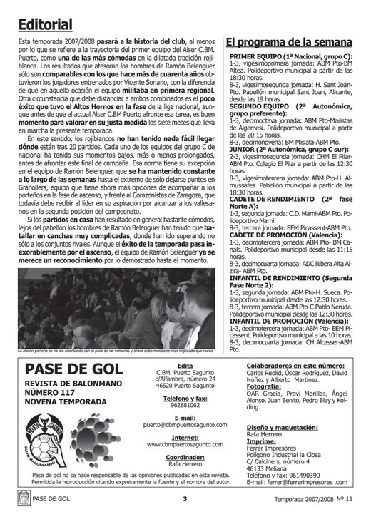 Portada Pase de Gol Numero 11