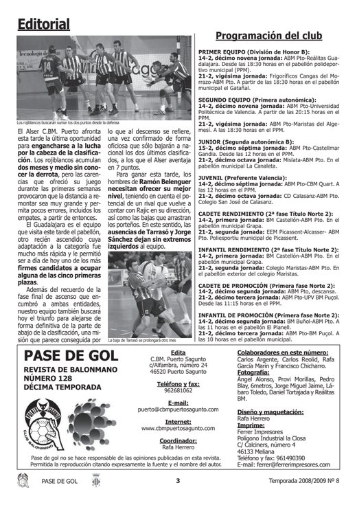 Portada Pase de Gol Numero 08