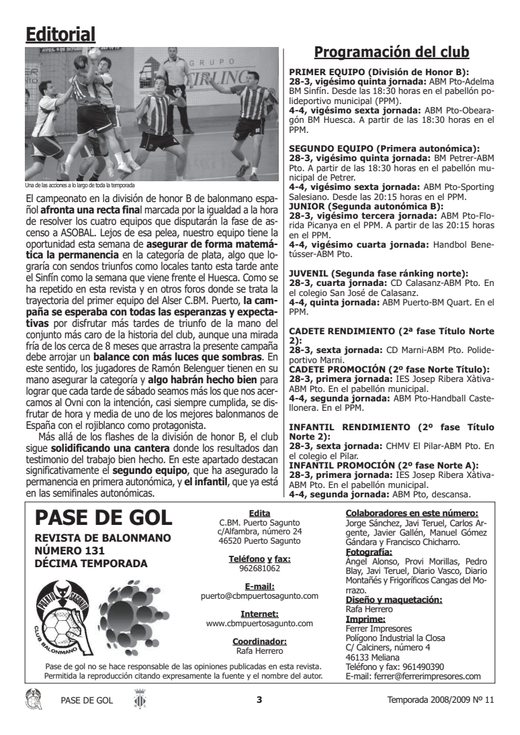 Portada Pase de Gol Numero 11