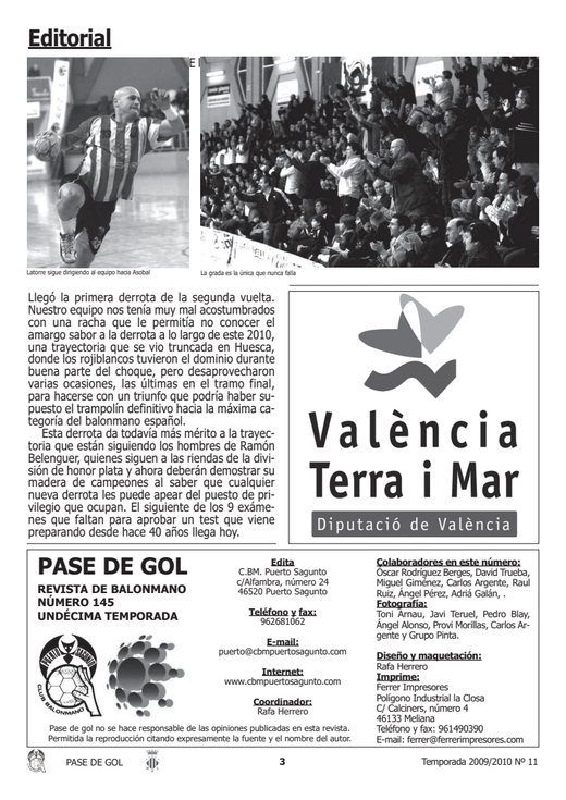 Portada Pase de Gol Numero 11