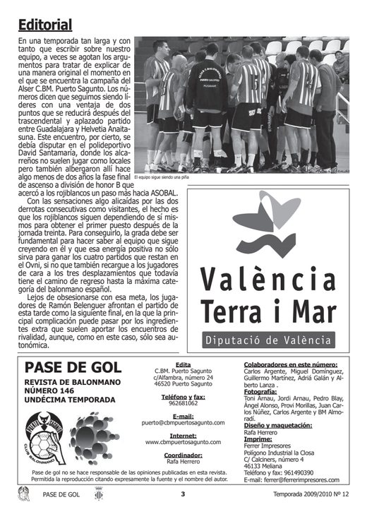 Portada Pase de Gol Numero 12