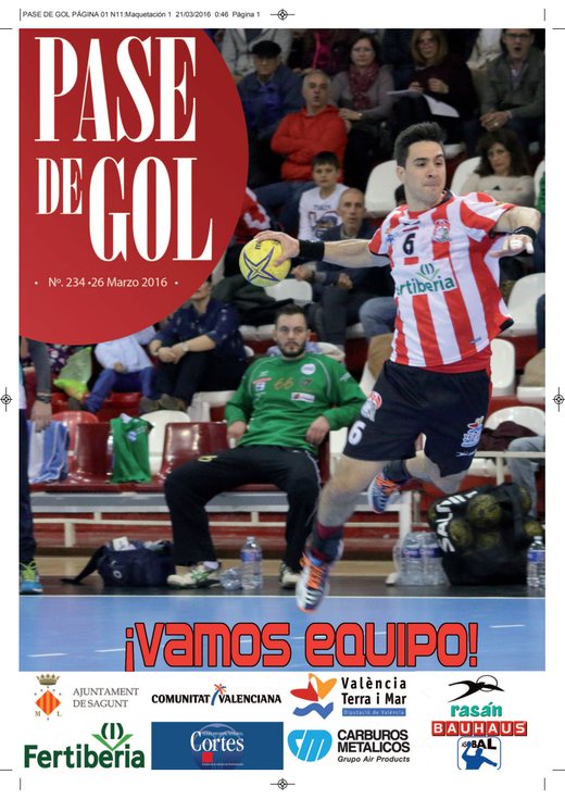 Portada Pase de Gol Numero 11