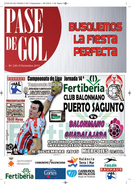 Portada Pase de Gol Numero 07