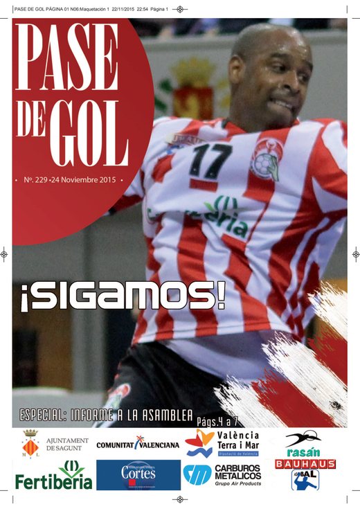 Portada Pase de Gol Numero 06