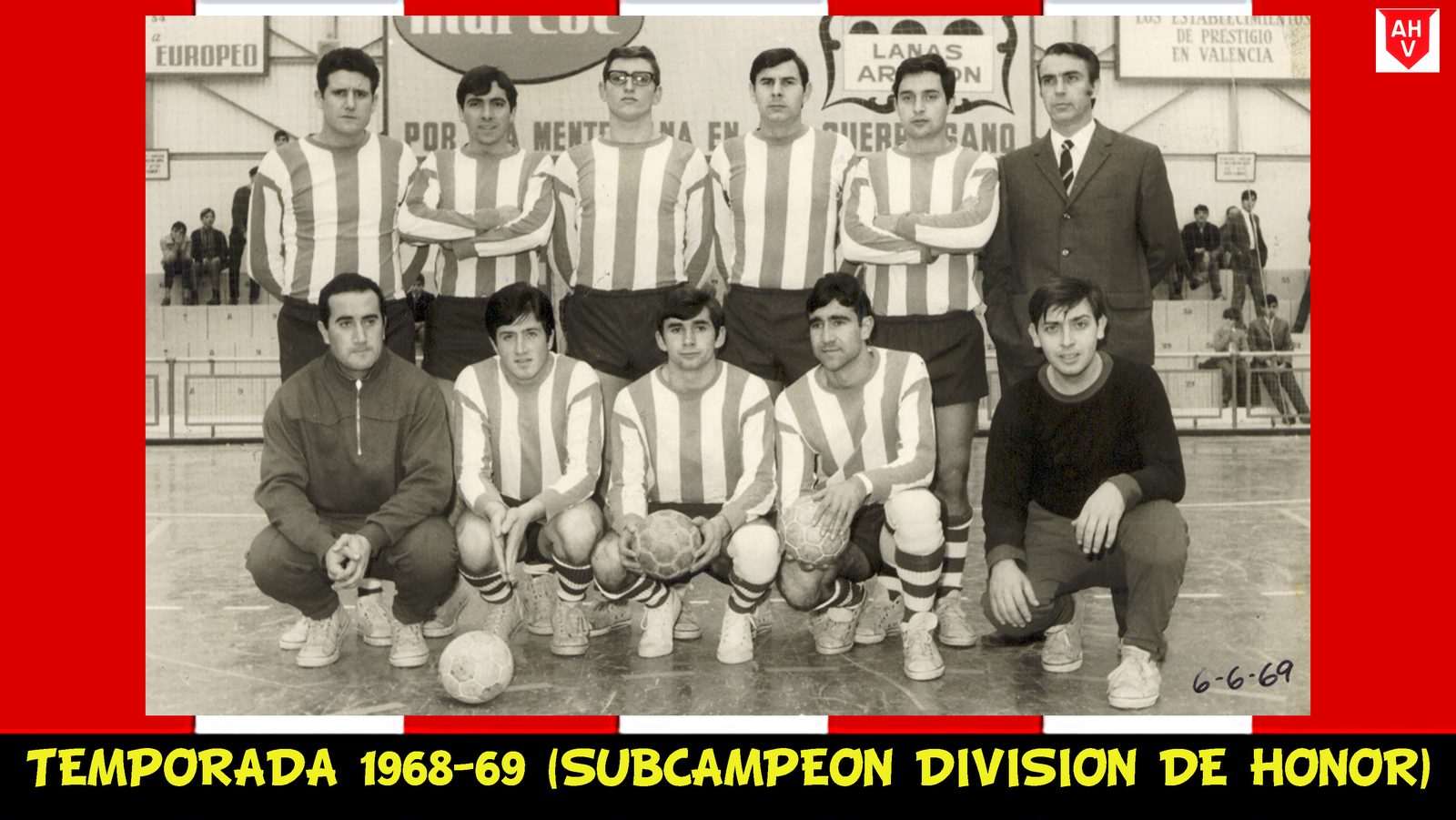 Plantilla roja AHV 1968-69