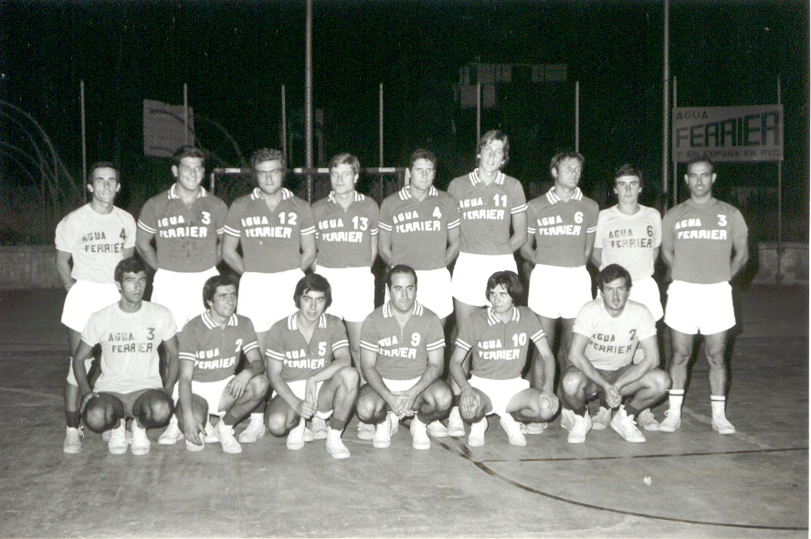 Primer equipo del Club Balonmano Puerto Sagunto en 1971-72