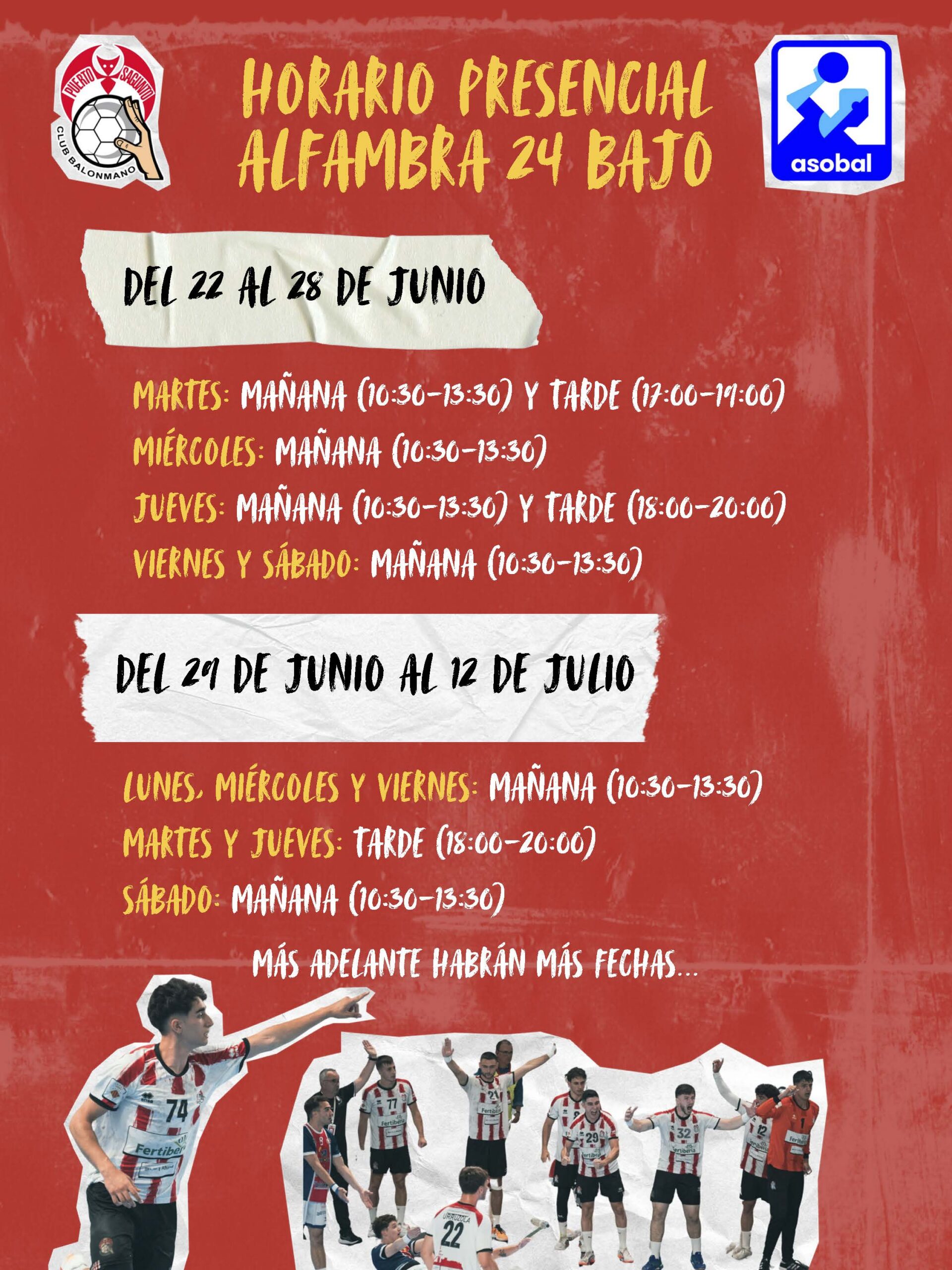 Horario de atención presencial