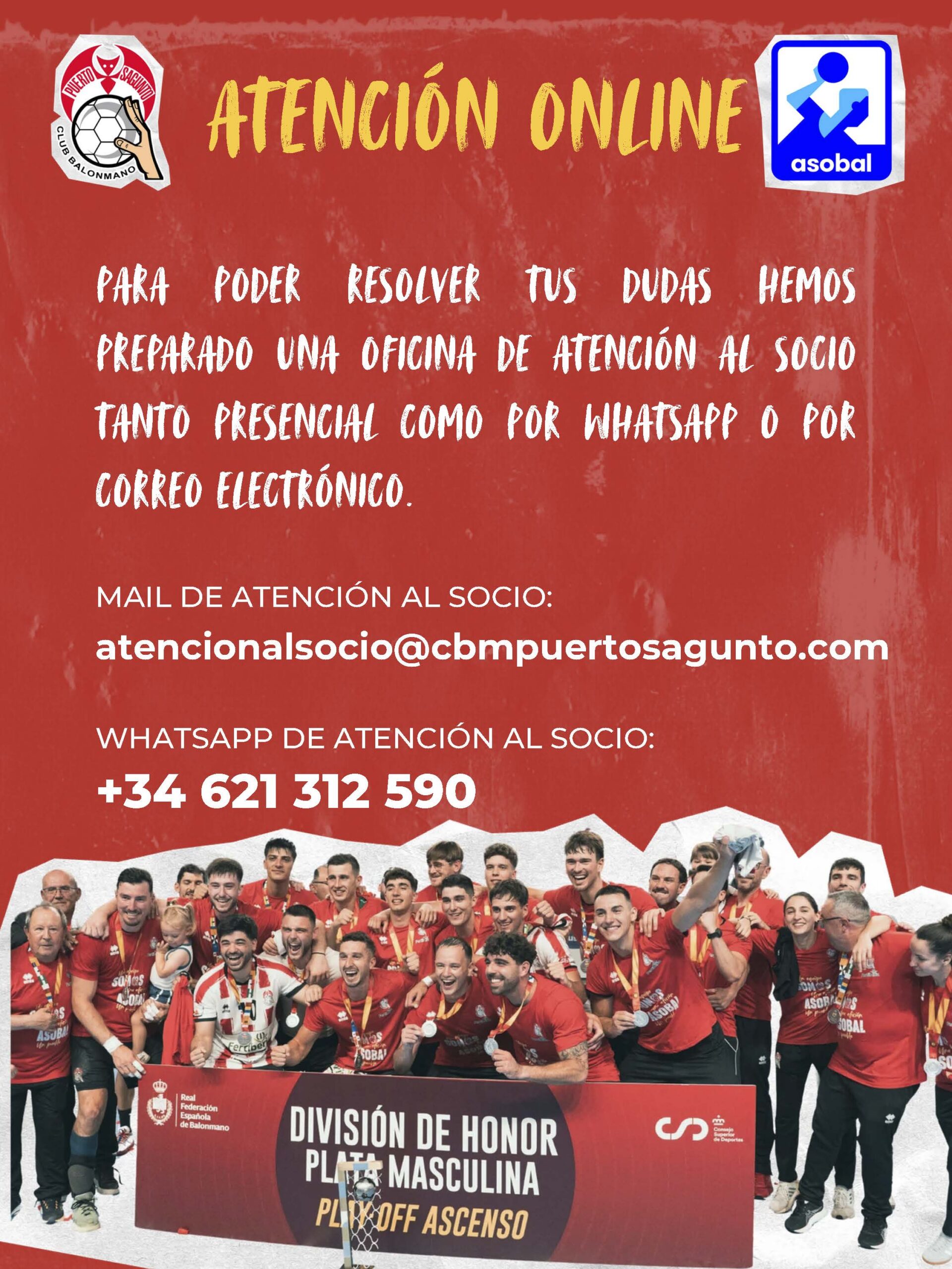Atención al socio